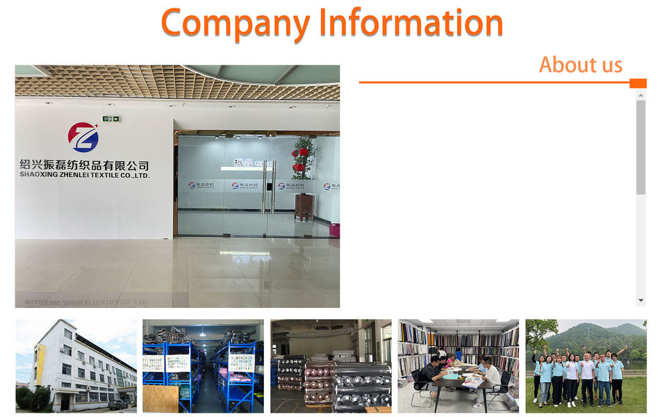 Shaoxing Zhenlei Textile Co., Ltd. ligne de production du fabricant