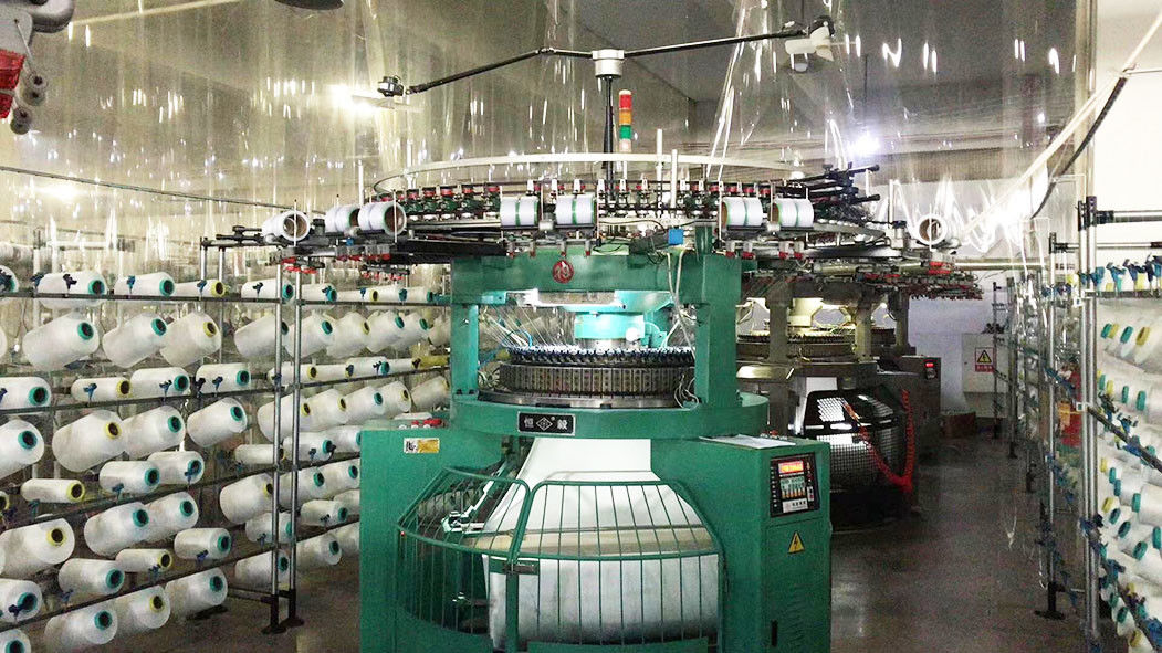 Shaoxing Zhenlei Textile Co., Ltd. ligne de production du fabricant