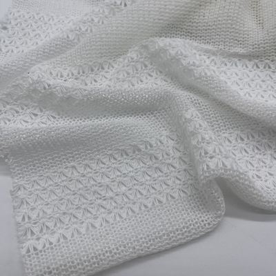 Customized/Ready Stock Knitting Jaquard Butterfly mesh Fabric 100% Polyester 155cm 180gsm F03-069